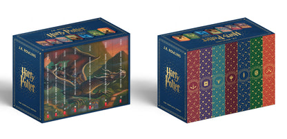 Book cover of Harry Potter Paperback Box Set Books 1-7 (Deluxe Edition with Stenciled Edges) by Rowling, J. K.