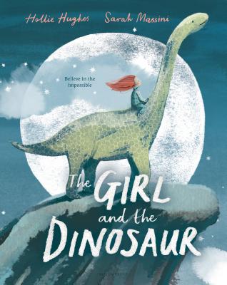 The Girl and the Dinosaur by Hollie Hughes book cover
