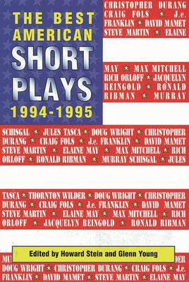 Book cover of The Best American Short Plays 1994-1995 by Young, Glenn