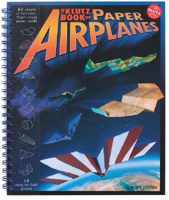 Book cover of Klutz Bk of Paper Airplanes by Klutz