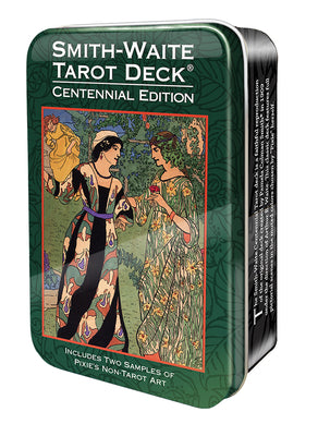 Smith-Waite(r) Centennial Tarot Deck in a Tin by Colman Smith, Pamela book cover