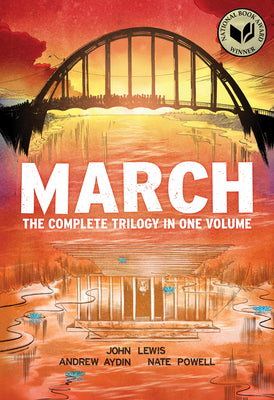 March (Omnibus Edition): The Complete Trilogy in One Volume by John Lewis book cover
