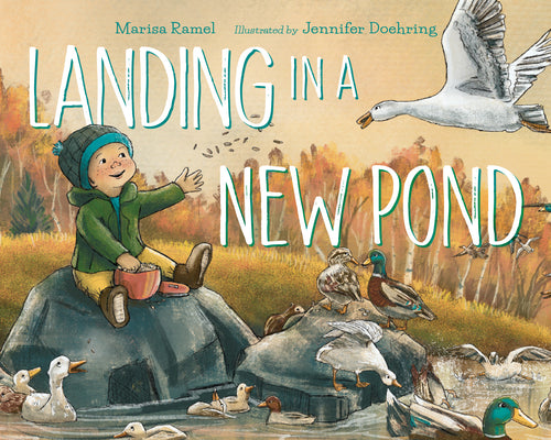 Landing in a New Pond by Ramel, Marisa book cover