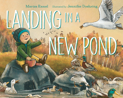 Landing in a New Pond by Ramel, Marisa book cover