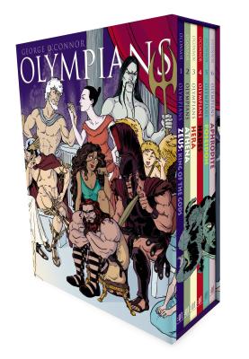 Olympians Boxed Set Books 1-6: Zeus, Athena, Hera, Hades, Poseidon & Aphrodite by George O'Connor book cover