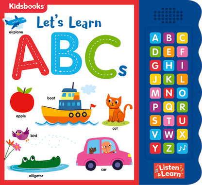 27-Button Sound Book Let's Learn ABCs by Publishing, Kidsbooks book cover