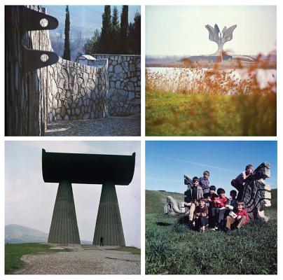 Book cover of Bogdanovic by Bogdanovic: Yugoslav Memorials Through the Eyes of Their Architect by Bogdanovic, Bogdan
