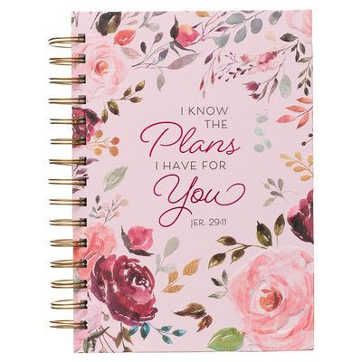 Book cover of Large Wire Journal I Know the Plans I Have for You by Christian Art Gifts