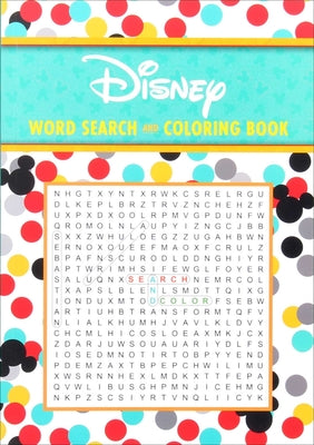 Disney Word Search and Coloring Book - Coloring Book for Teens and Adults, Word Search Book - Officially Licensed by Editors of Thunder Bay Press book cover