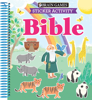 Book cover of Brain Games - Sticker Activity: Bible (for Kids Ages 3-6) by Publications International Ltd