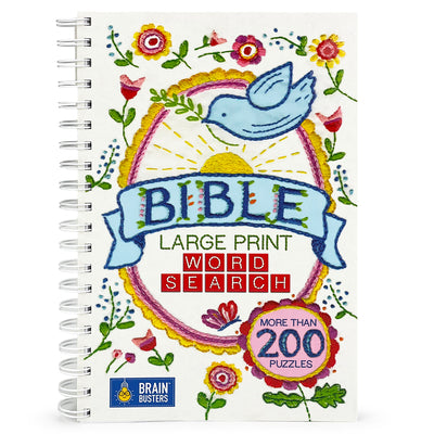 Book cover of Bible Large Print Word Search: More Than 200 Puzzles by Parragon Books