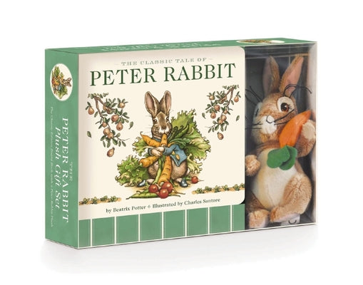 Book cover of The Peter Rabbit Plush Gift Set (the Revised Edition): Includes the Classic Edition Board Book + Plush Stuffed Animal Toy Rabbit Gift Set [With Plush] by Potter, Beatrix