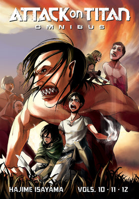 Attack on Titan Omnibus 4 (Vol. 10-12) by Isayama, Hajime book cover