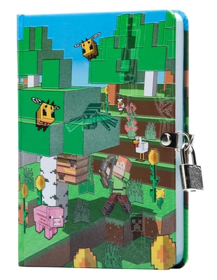 Book cover of Minecraft: Mobs Glow-In-The-Dark Lock & Key Diary by Insights