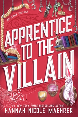 Book cover of Apprentice to the Villain: A Cozy Fantasy Romantic Comedy by Maehrer, Hannah Nicole