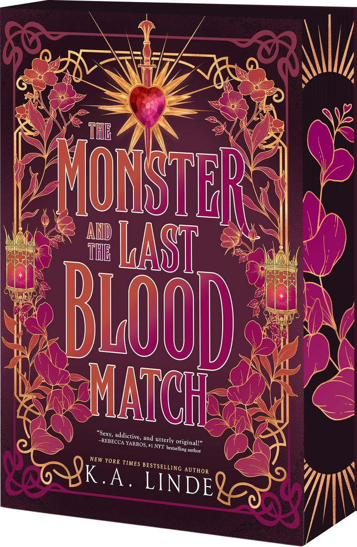 Book cover of The Monster and the Last Blood Match by Linde, K. A.