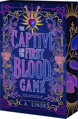 Book cover of The Captive and the First Blood Game by Linde, K. A.