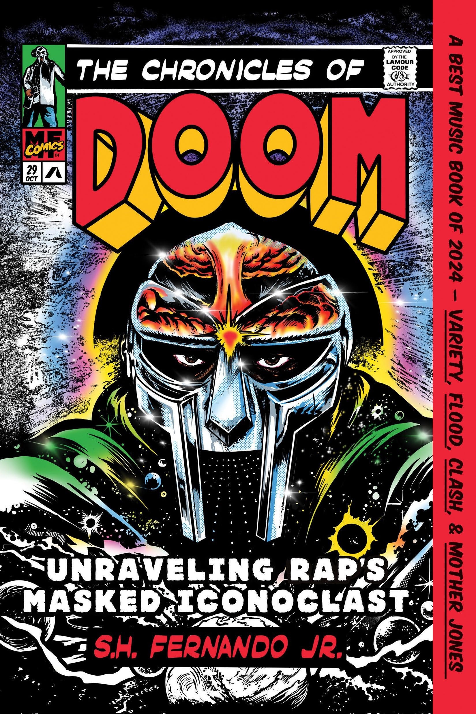 Book cover of The Chronicles of Doom: Unraveling Rap's Masked Iconoclast by Fernando, S. H., Jr.