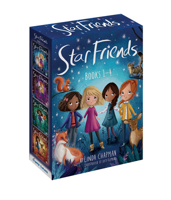 Star Friends 4-Book Boxed Set, Books 1-4: Mirror Magic; Wish Trap; Secret Spell; Dark Tricks by Linda Chapman book cover