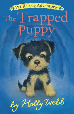 The Trapped Puppy by Holly Webb book cover