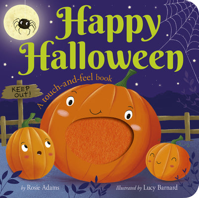 Happy Halloween: A Touch-And-Feel Book by Rosie Adams book cover