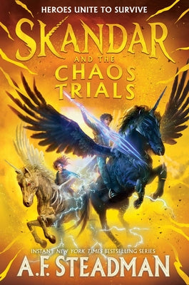 Skandar and the Chaos Trials by A. F. Steadman book cover