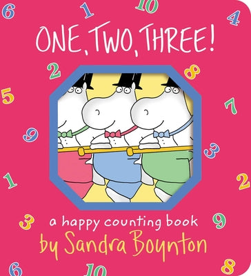 One, Two, Three!: A Happy Counting Book by Boynton, Sandra book cover