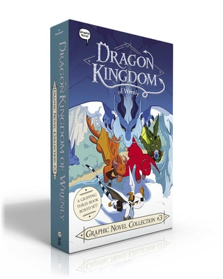 Dragon Kingdom of Wrenly Graphic Novel Collection #3 (Boxed Set): Cinder's Flame; The Shattered Shore; Legion of Lava by Jordan Quinn book cover