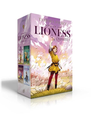 Song of the Lioness Quartet (Boxed Set): Alanna; In the Hand of the Goddess; The Woman Who Rides Like a Man; Lioness Rampant by Tamora Pierce book cover