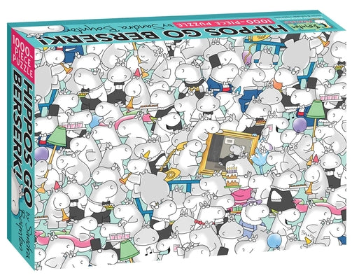 Hippos Go Berserk!: 1000-Piece Puzzle product image