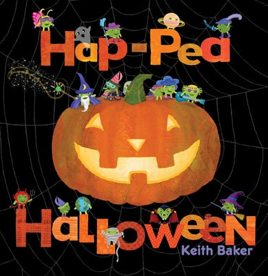 Book cover of Hap-Pea Halloween by Baker, Keith