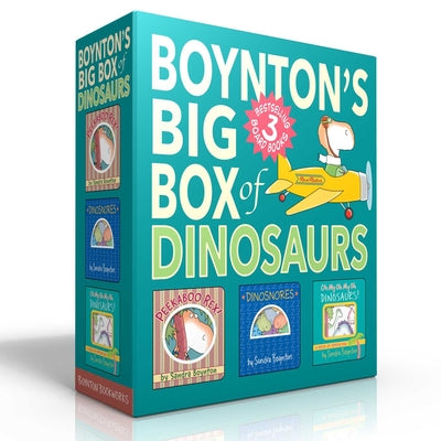 Boynton's Big Box of Dinosaurs (Boxed Set): Peekaboo Rex!; Dinosnores; Oh My Oh My Oh Dinosaurs! by Sandra Boynton book cover