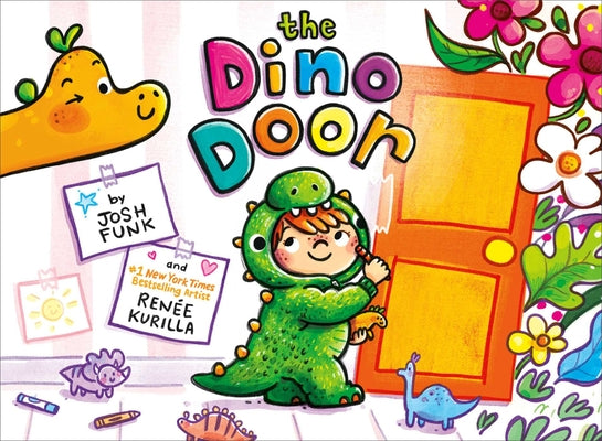 Book cover of The Dino Door by Funk, Josh
