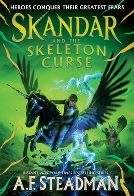 Skandar and the Skeleton Curse by A. F. Steadman book cover