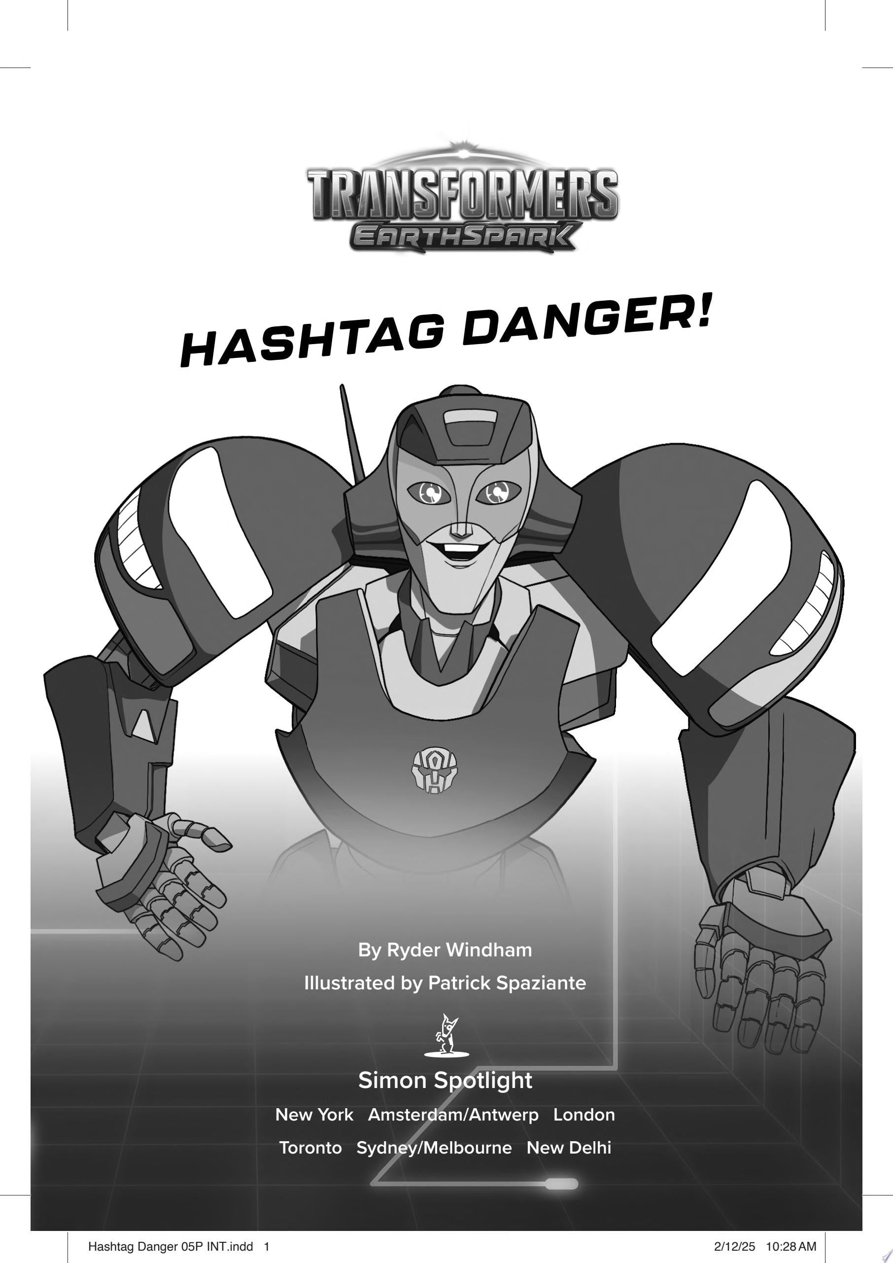 Book cover of Hashtag Danger! by Windham, Ryder