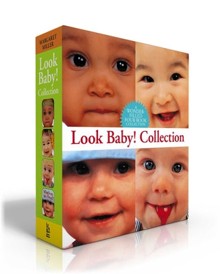 Look Baby! Collection (Boxed Set): Baby Faces; I Love Colors; Baby Food; What's on My Head? by Margaret Miller book cover