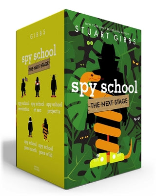 Spy School the Next Stage (Boxed Set): Spy School Revolution; Spy School at Sea; Spy School Project X; Spy School Goes North; Spy School Goes Wild by Gibbs, Stuart book cover