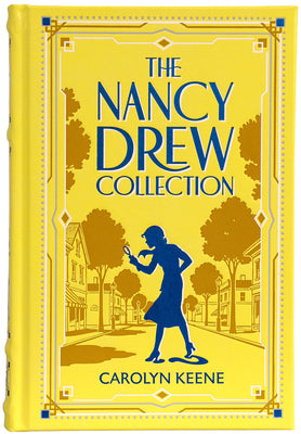 Nancy Drew Collection (Deluxe Leatherbound Edition) - Mystery Stories and Detective Fiction (Leather-Bound Classics) by Carolyn Keene book cover