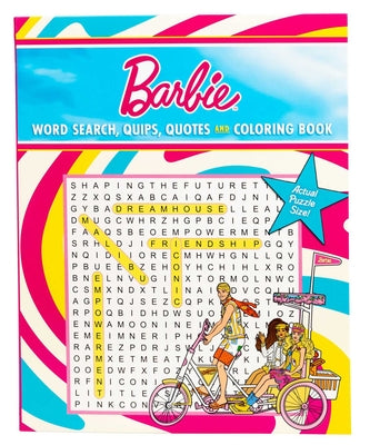 Book cover of Barbie Word Search, Quips, Quotes, and Coloring Book by Editors of Thunder Bay Press
