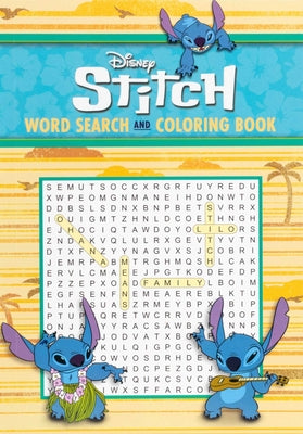 Disney Stitch Word Search and Coloring Book - Coloring Book for Teens and Adults, Word Search Book, Officially Licensed by Editors of Thunder Bay Press book cover