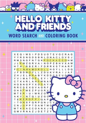 Hello Kitty and Friends Word Search and Coloring Book by Editors of Thunder Bay Press book cover