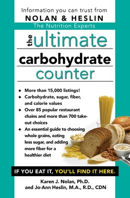 Book cover of The Ultimate Carbohydrate Counter by Nolan, Karen J.