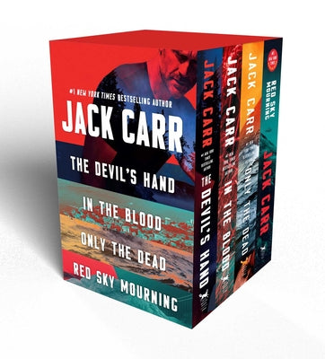 Jack Carr Terminal List Boxed Set 2: The Devil's Hand, in the Blood, Only the Dead, Red Sky Mourning by Jack Carr book cover