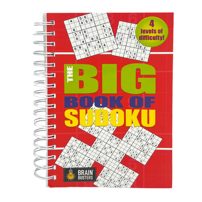 Book cover of The Big Book of Sudoku Red by Parragon Books