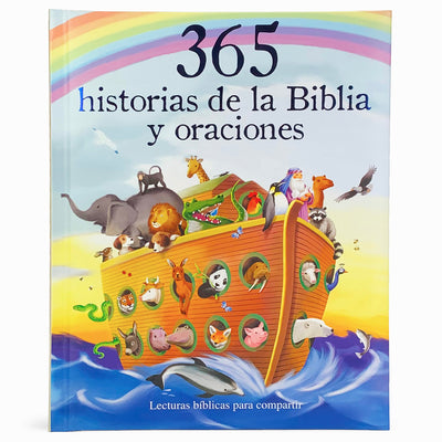 Book cover of 365 Historias de la Biblia Y Oraciones: Lecturas Biblicas Para Compartir = 365 Bible Stories and Prayers by Cottage Door Press