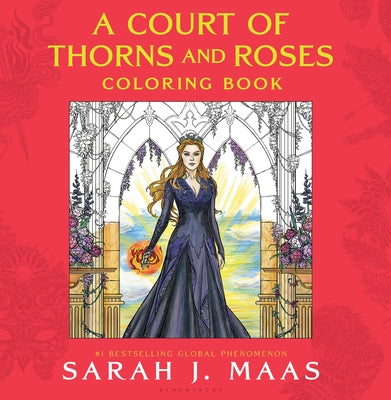 Book cover of A Court of Thorns and Roses Coloring Book by Maas, Sarah J.