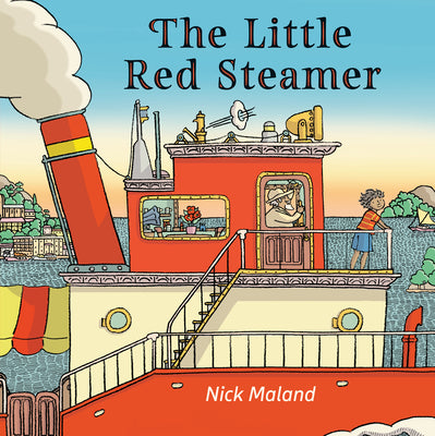 Book cover of The Little Red Steamer by Maland, Nick