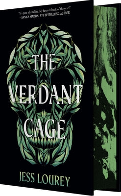 Book cover of The Verdant Cage: A Dystopian Young Adult Thriller by Lourey, Jess