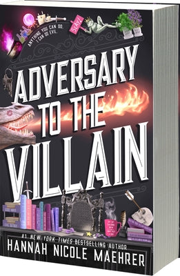 Adversary to the Villain: A Cozy Fantasy Romantic Comedy by Hannah Nicole Maehrer book cover