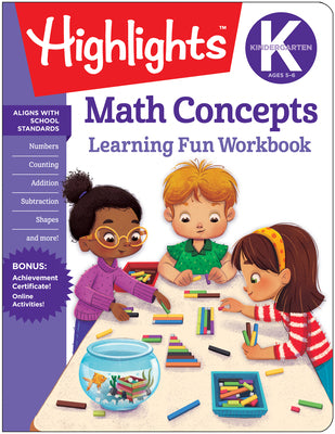 Kindergarten Math Concepts by Highlights Learning book cover